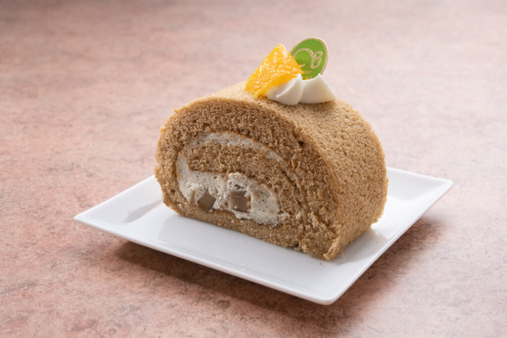 ほうじ茶ロールケーキ パティスリー オオヤマ