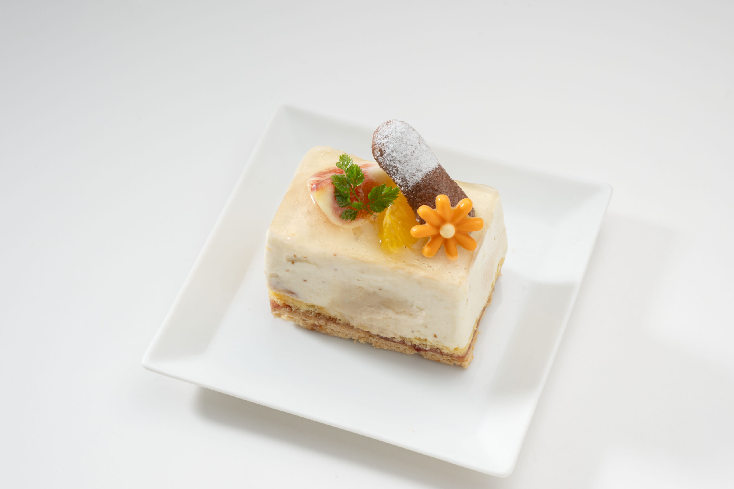 キャラメルいちじくのレアチーズケーキ | パティスリー・オオヤマ